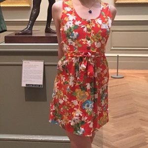 Tulle Flower Patterned Dress